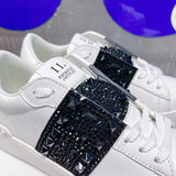 Close-up of Valentino Garavani shoes craftsmanship