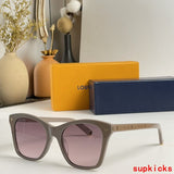 Side view of Louis Vuitton unisex sunglasses