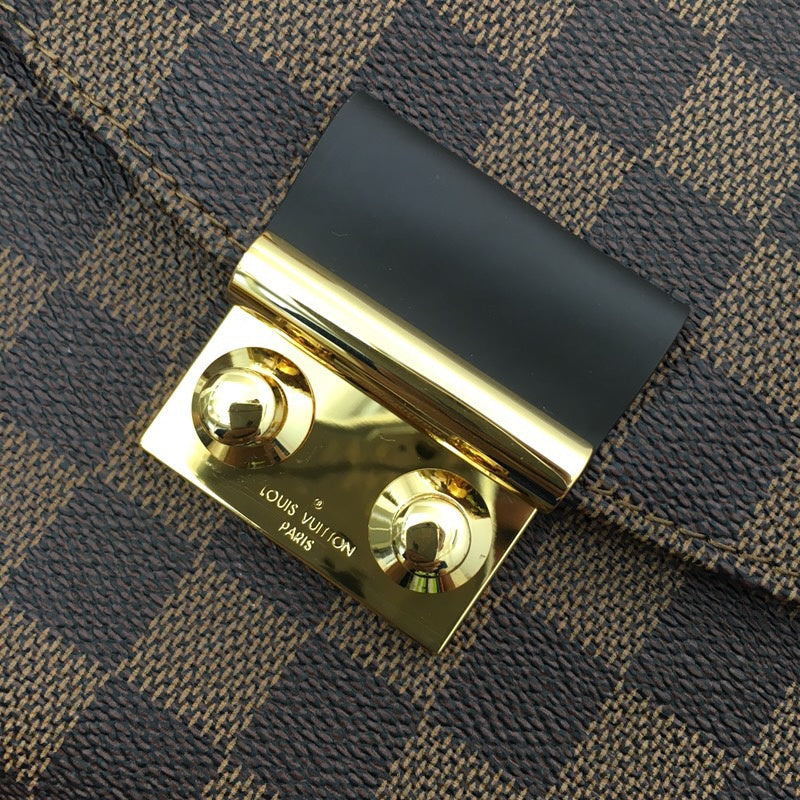 Back view of refined elevated women's handbag – women's luxury handbag