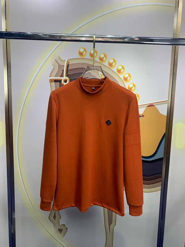 Back view of Louis Vuitton luxury clothing with monogram-inspired silhouette