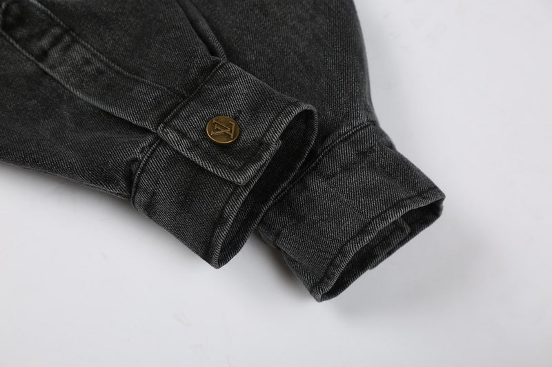 Front view of Louis Vuitton luxury clothing with everyday silhouette