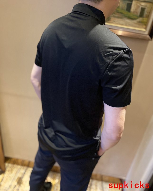 Back view of Moncler luxury clothing with tailored silhouette