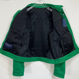 Back view of Louis Vuitton luxury clothing with tailored silhouette