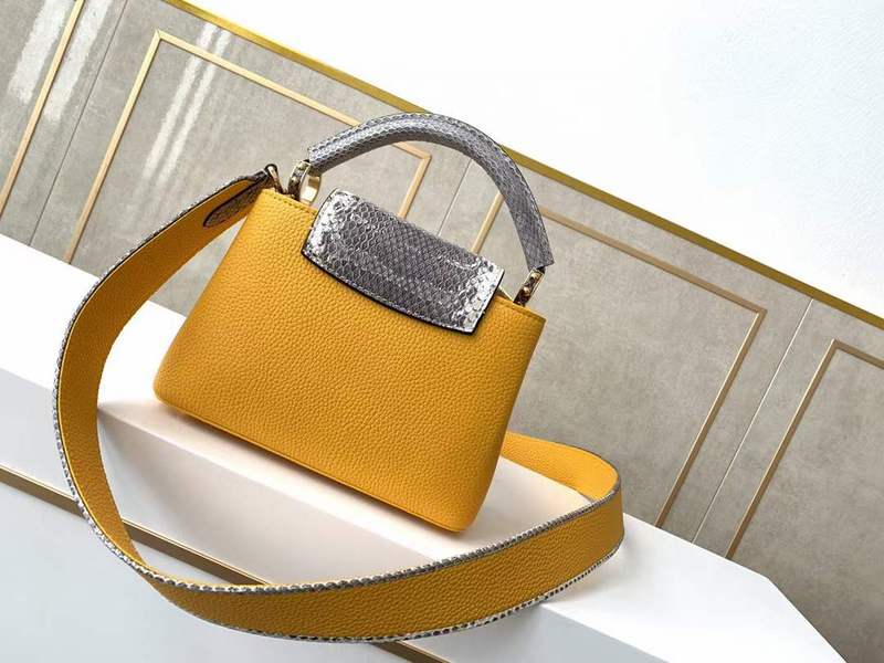 Interior view of signature classic women's handbag – women's statement bag