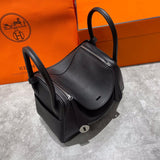 Sophisticated bag shown from front angle