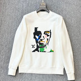 Front view of Louis Vuitton luxury clothing with tailored silhouette