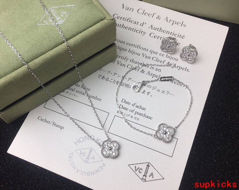 Lifestyle view of Van Cleef & Arpels unisex jewelry piece