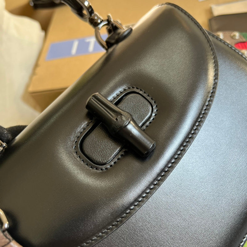 Back view of everyday-luxe modern women's handbag – women's statement bag