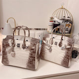 Statement handbag styled for everyday wear