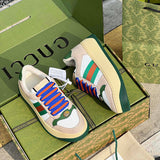 Gucci tonal black luxury sneakers view 4 chunky sole construction