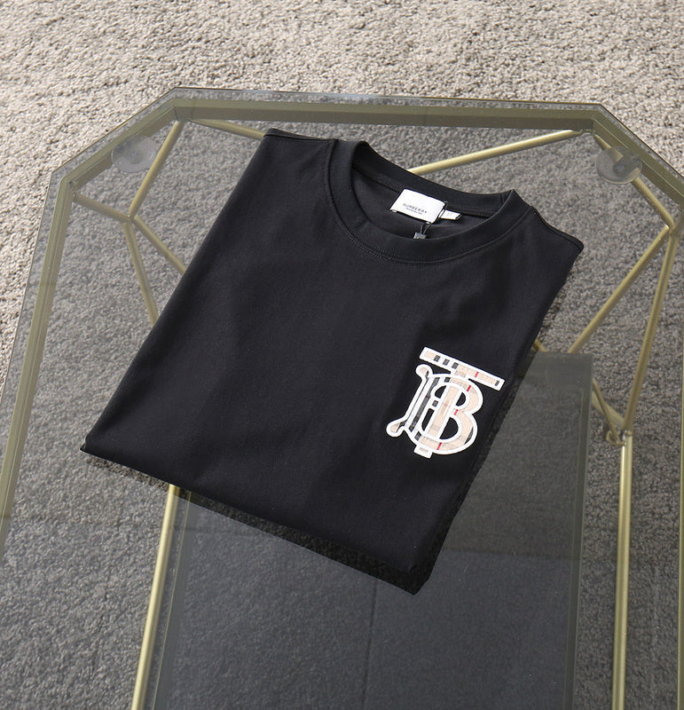 Burberry t-shirt close-up — premium authentic designer style