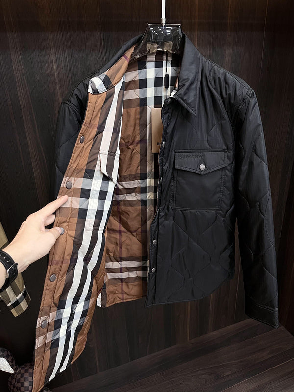 Burberry clothing close-up — premium authentic designer style