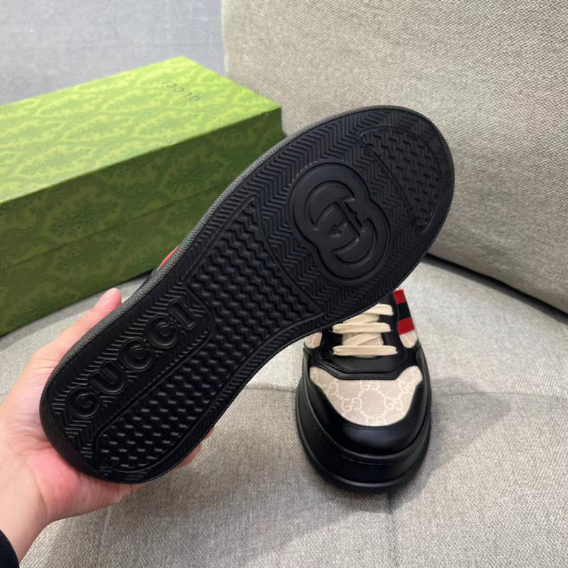 Gucci two-tone luxury sneakers view 7 sleek tonal finish