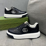 Gucci neutral cream luxury sneakers view 8 signature lace-up style