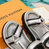 Louis Vuitton Red Loafer Flats - Back View