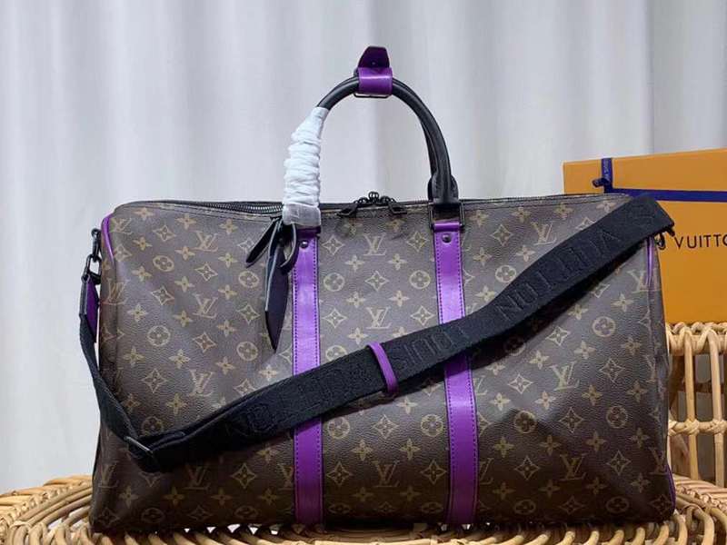 Side profile of signature structured women's handbag – women's statement bag