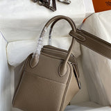 Close-up detail of polished bag design