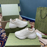 Gucci tonal black luxury sneakers view 6 chunky sole construction