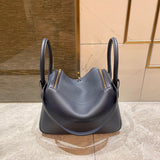 Sleek bag shown from front angle