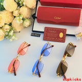 Side view of Cartier unisex sunglasses