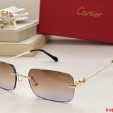 Full view of Cartier unisex sunglasses