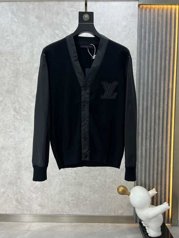 Front view of Louis Vuitton luxury clothing with runway-inspired design