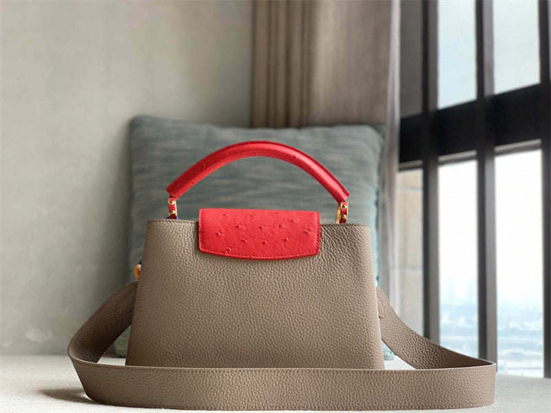  Smart crossbody bag carried on shoulder