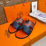 Hermes shoes Style 028 - front view, statement logo accent