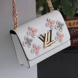 Close-up detail of refined modern women's handbag – women's luxury accessory