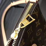 Front view of chic polished women's handbag – women's everyday handbag
