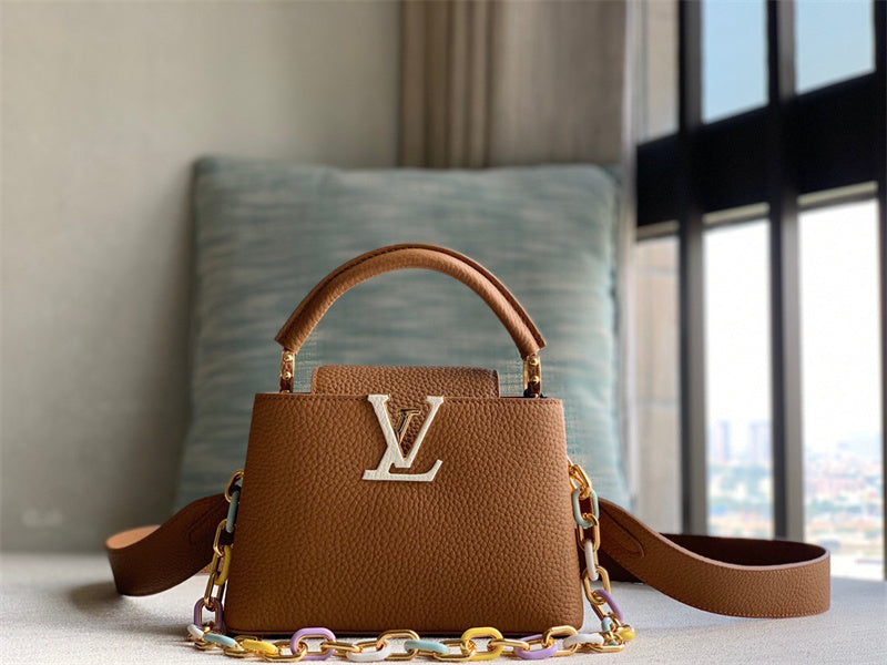  Graceful structured bag carried on shoulder 22