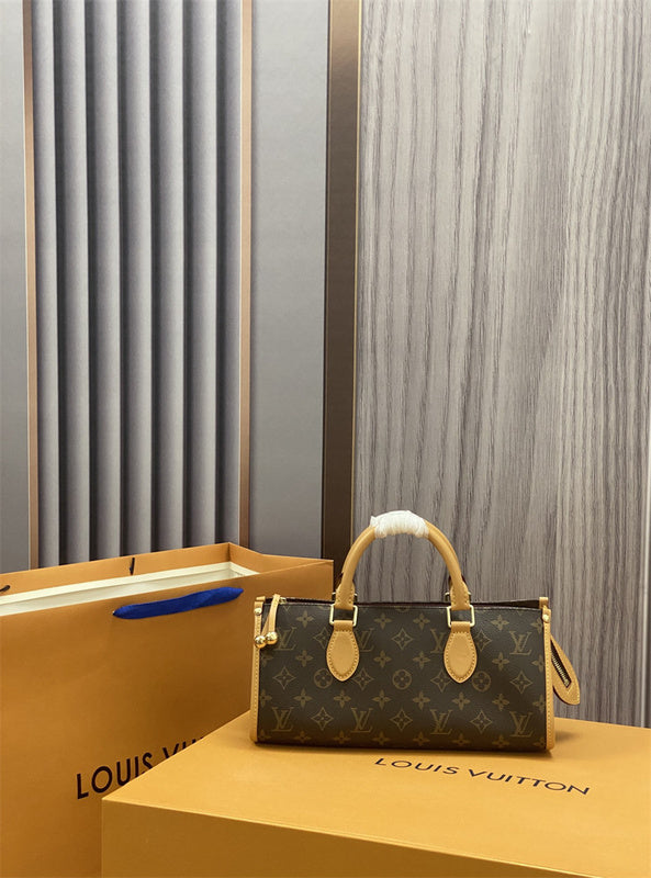  polished satchel detail view showing craftsmanship
