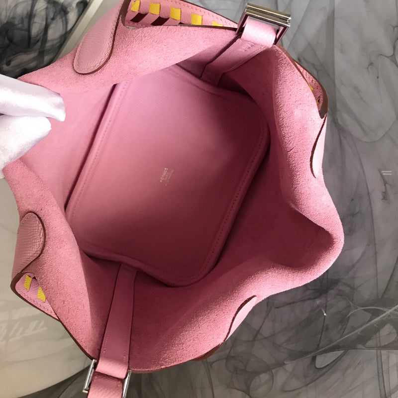 Close-up detail of timeless bag design