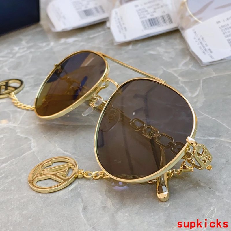 Angled view of Louis Vuitton unisex sunglasses