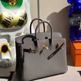  Sleek shopper bag carried on shoulder