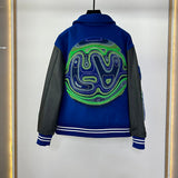 Side profile of Louis Vuitton luxury clothing with relaxed-fit cut