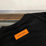 Close-up detail shot of Louis Vuitton cotton t-shirt with everyday silhouette