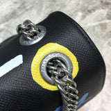 Elegant Faux Leather Handbag - Modern Structured Build | Women's Statement Accessory #824 - styled full view (image 7) of designer-inspired handbag
