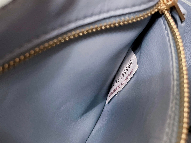 Classic Premium PU Leather Handbag - Everyday Elegance | Women's Designer-Inspired Purse #1630 - side angle view (image 2) of designer-inspired handbag