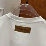 Full styled look of Louis Vuitton cotton t-shirt with relaxed-fit cut