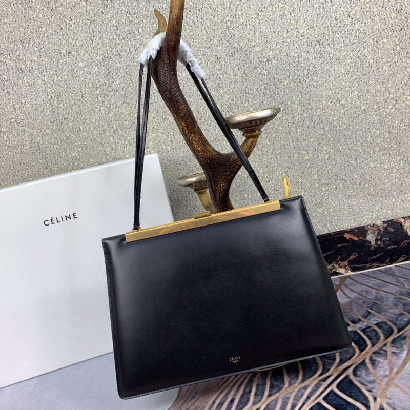 Front view of sleek elevated women's handbag – women's statement bag