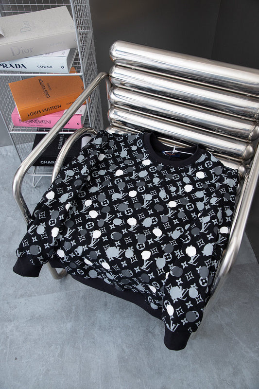Side profile of Louis Vuitton luxury clothing with streetwear-inspired cut