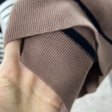 Close-up of Burberry designer clothing craftsmanship