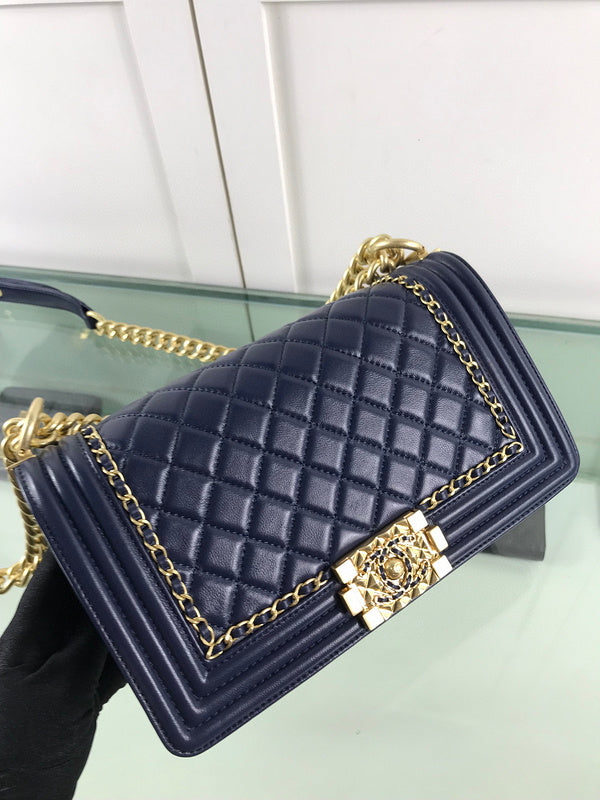 Zivas Charm Signature Style Everyday Handbag (Signature Shape & Finish) – Side Profile