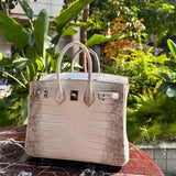  contemporary top-handle bag styled with outfit 12