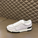 Hermès White Slip-On Sneakers - Angled View