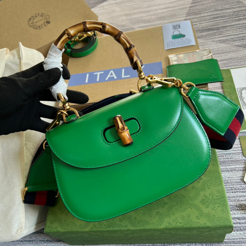 Back view of signature premium women's handbag – women's luxury handbag