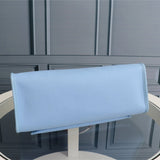 Side view of chic structured handbag