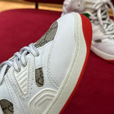 Gucci stone beige luxury sneakers view 5 classic court silhouette