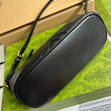 Back view of structured polished women's handbag – women's premium purse